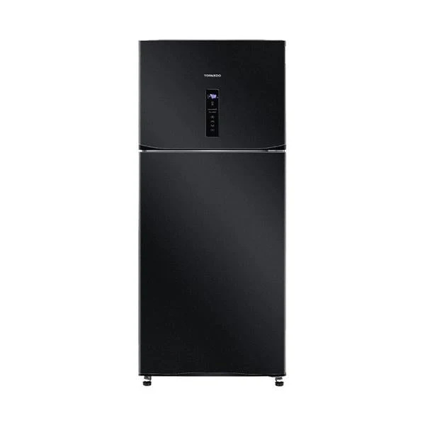 (RF-580AT-BK)ثلاجة450لتر18اسود ديجيتال- تورنادو