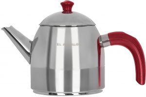 [91108] براد استيل احمر 1 لتر -- اند 1108