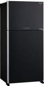[72953] GV69G(BK) ثلاجة538لتر23انفرترجلاس اسود-شارب
