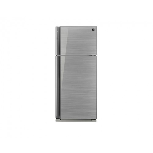 [73133] GV63G(SL) ثلاجة480لتر21انفرترجلاس سلفر-شارب